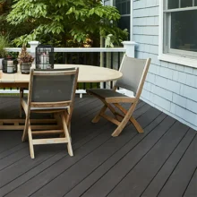 Photo of deck made of TimberTech Vintage Collection deck boards