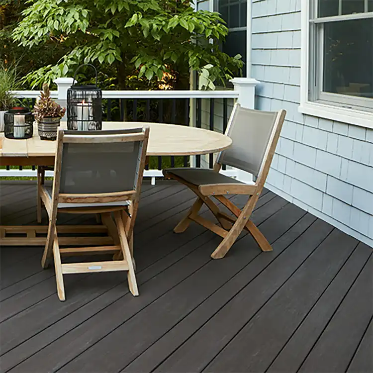TimberTech-Dark-Hickory-Vintage-Collection-APVC-Decking-Beauty-997 Photo of deck made of TimberTech Vintage Collection deck boards