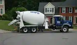 Photo of concrete truck