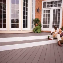 Photo of deck made of TimberTech Harvest Collection deck boards