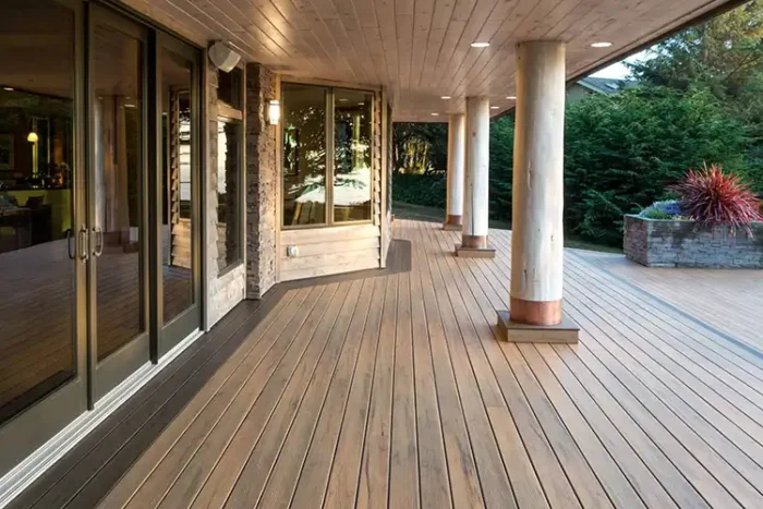 Photo of deck made of TimberTech Legacy Collection deck boards