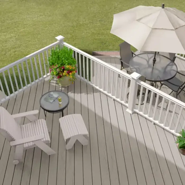 Photo of deck made of TimberTech Terrain Collection deck board