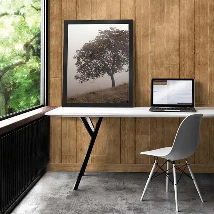 Edge_Rustic-Light-Brown-Shiplap_Desk-Window_263241_1253_LS03 Photo of Rustic Collection light brown Shiplap And Trim with desk