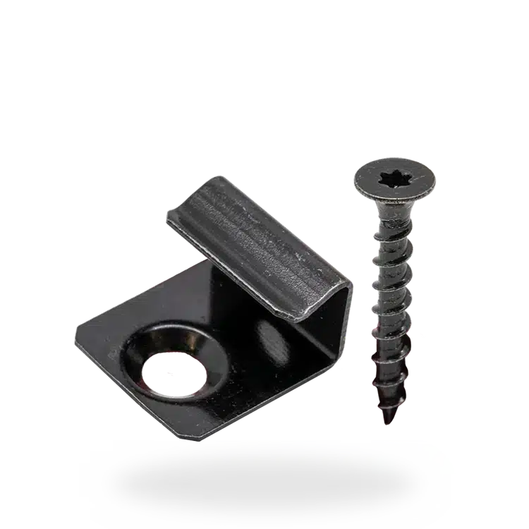 Photo of a starter clip with screw