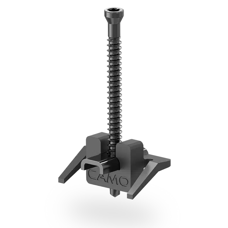 Photo of a CAMO wedge metal clip