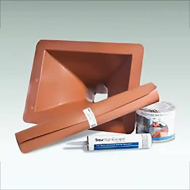 Photo of Trex Rain Escape Deck Drainage System components